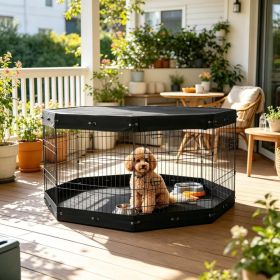 Dog House with Space-Saving for Outdoor
